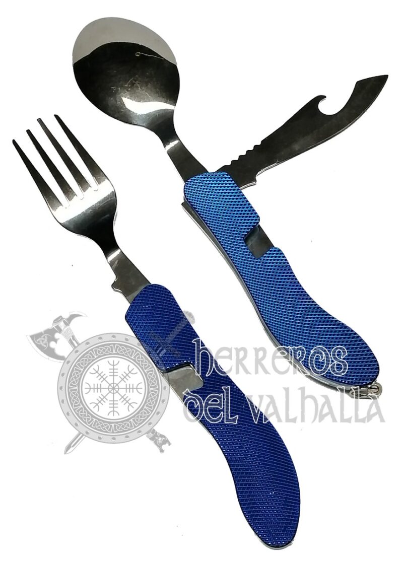 Servicio Cubiertos Separable Azul