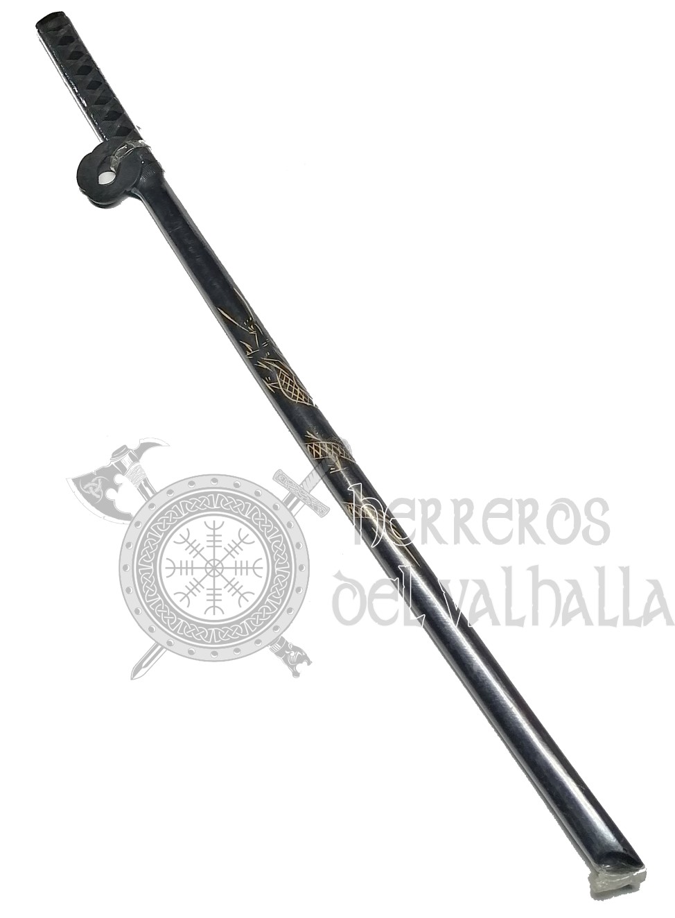 Boken Negro diseño dragon
