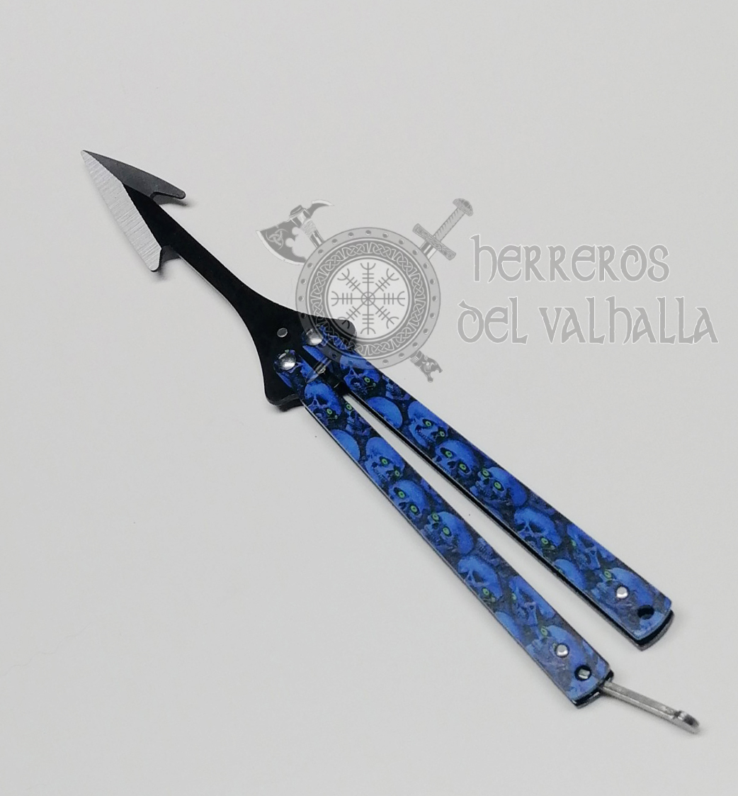 Mariposa Harppoon Azul
