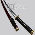 Katana Roja con Dorado