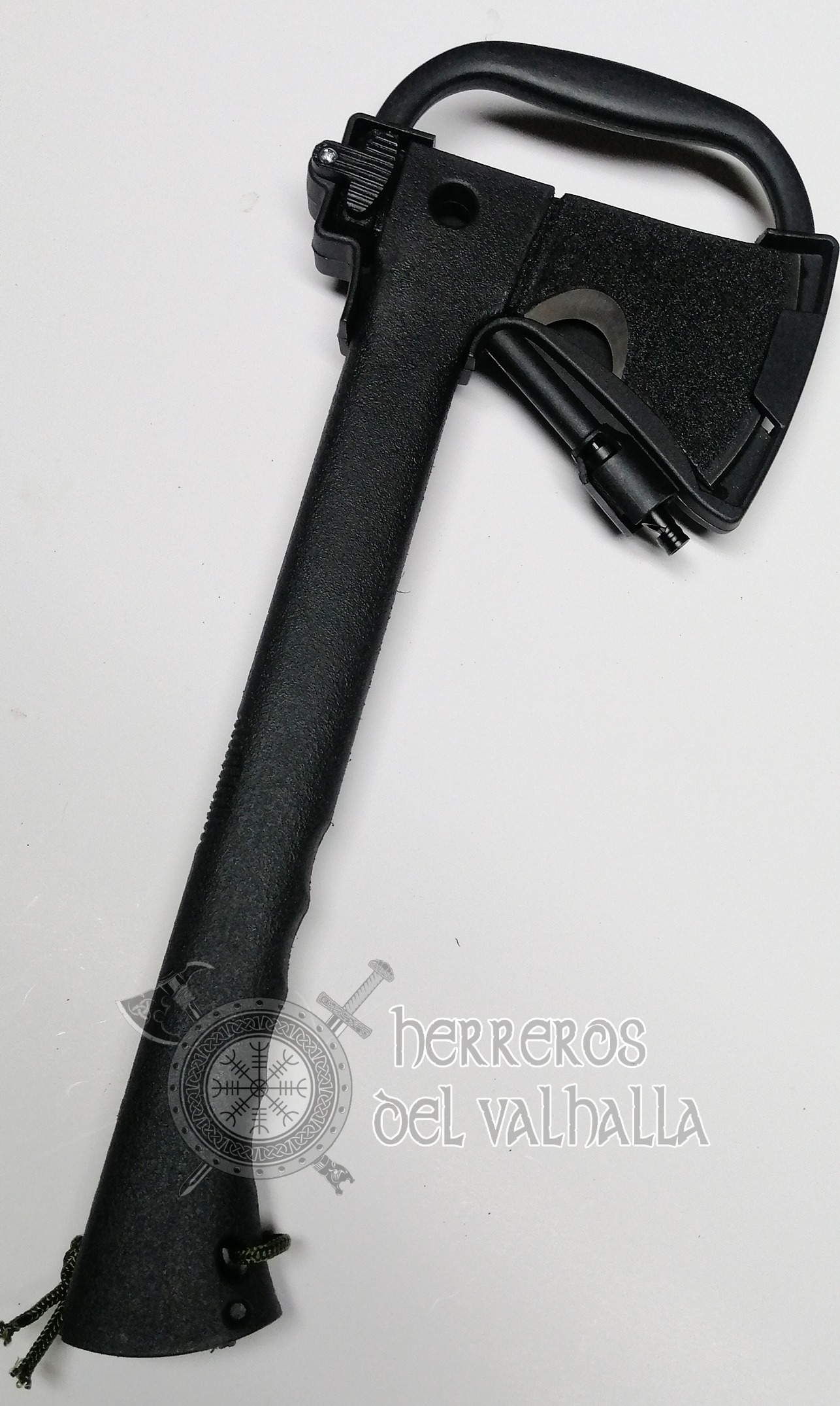 Hacha Multiuso con Cuchillo Negro - Imagen 6