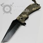 Navaja Tactica Pixel Camo Verde