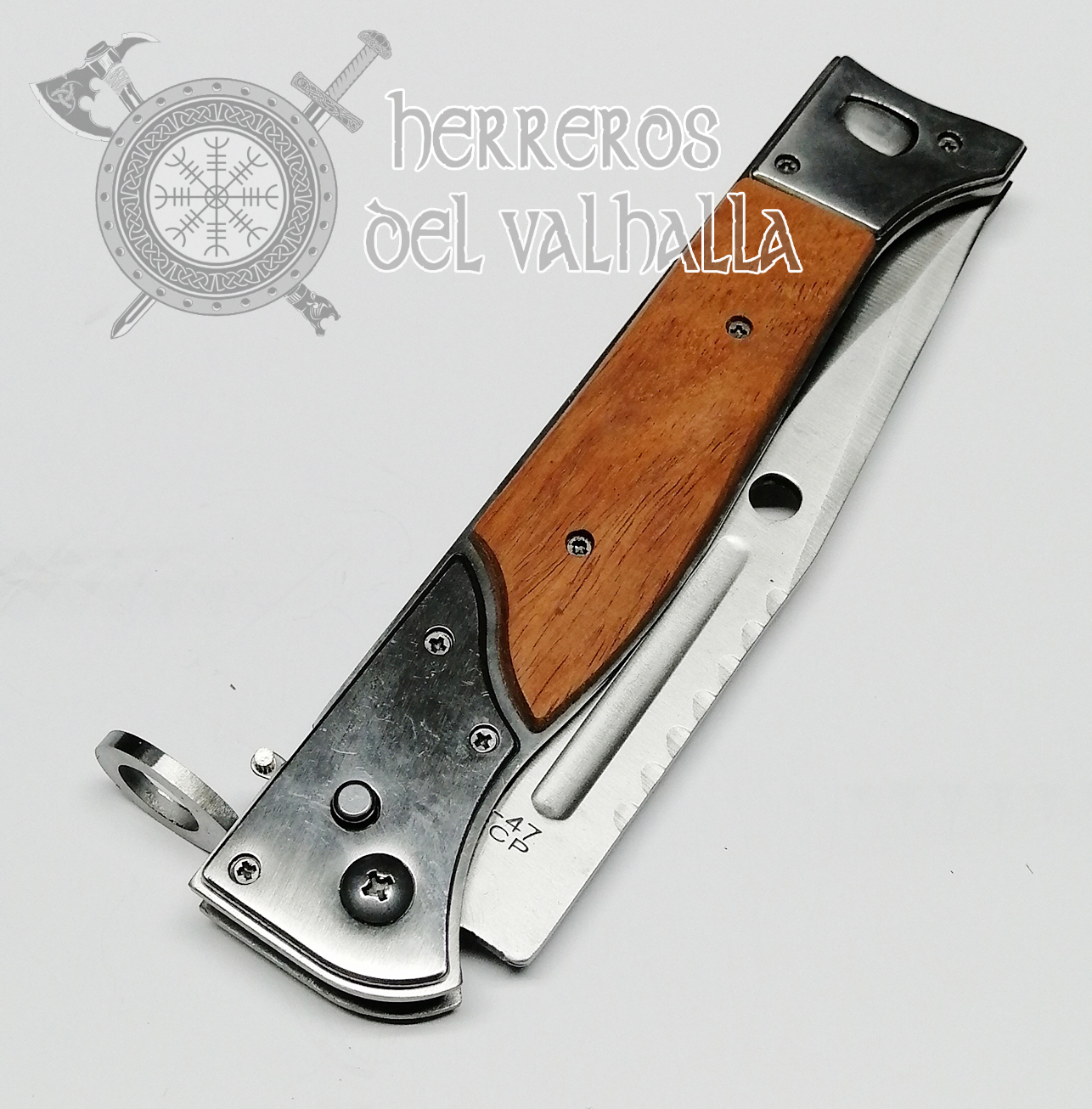 Navaja Automatica Tipo Bayoneta Ak47 - 34cm - Imagen 3