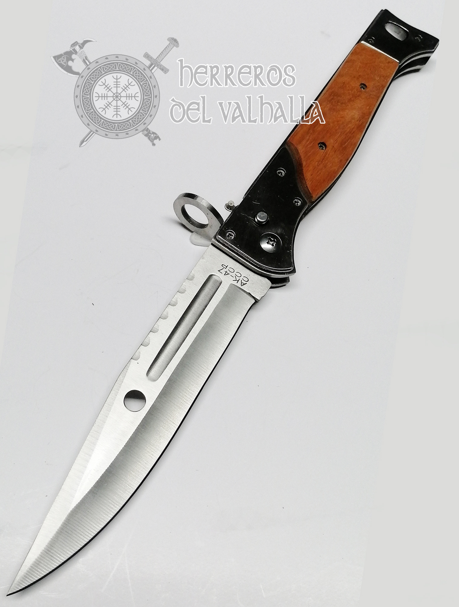 Navaja Automatica Tipo Bayoneta Ak47 - 34cm