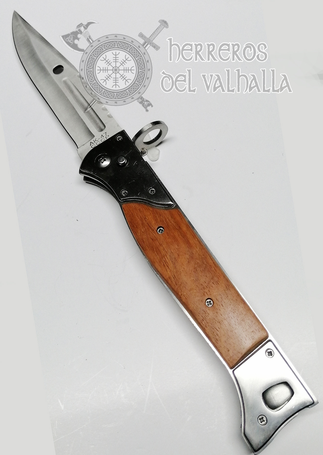 Navaja Automatica Tipo Bayoneta Ak47 - 34cm - Imagen 2