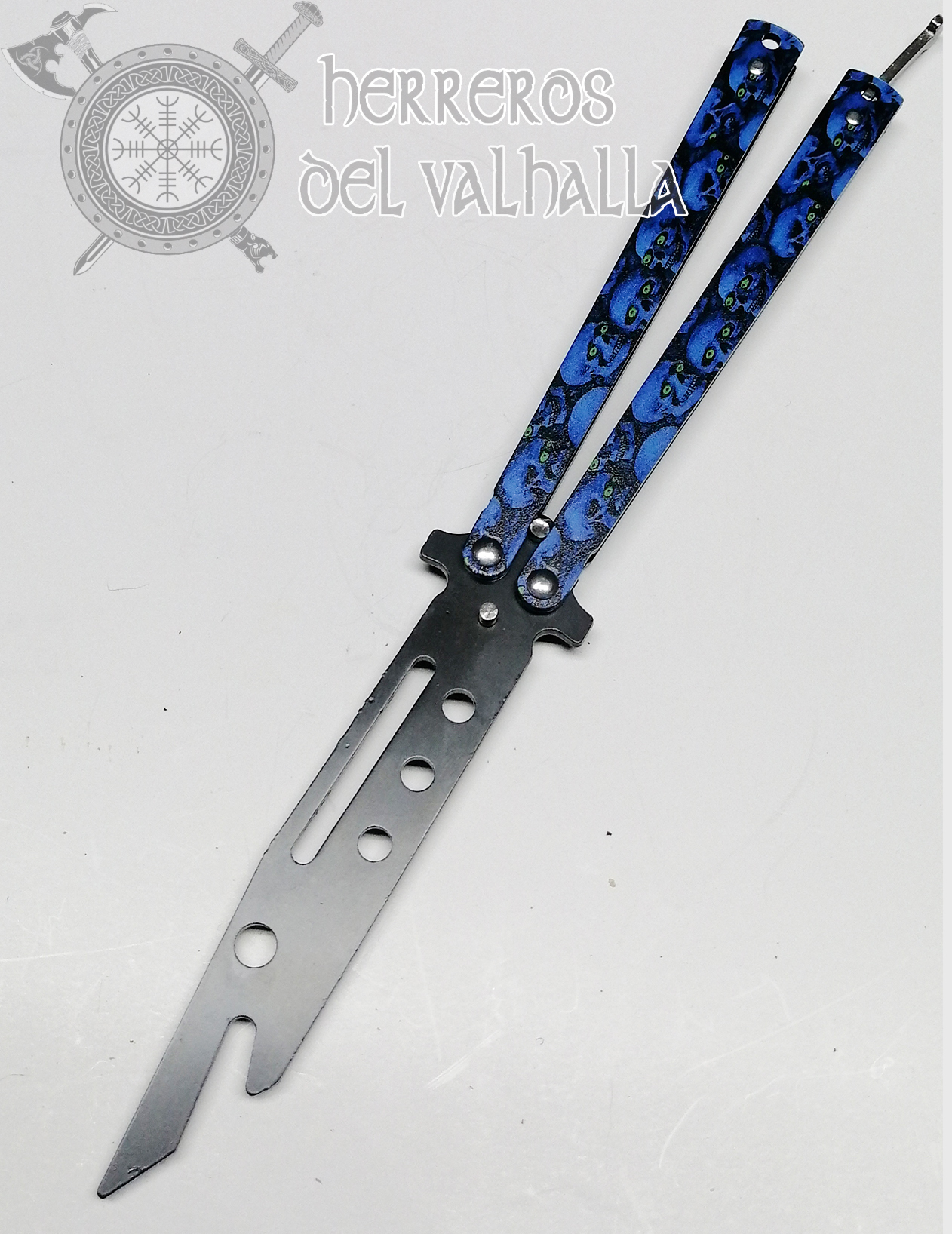 Mariposa Calavera Azul Entrenamiento - Imagen 2