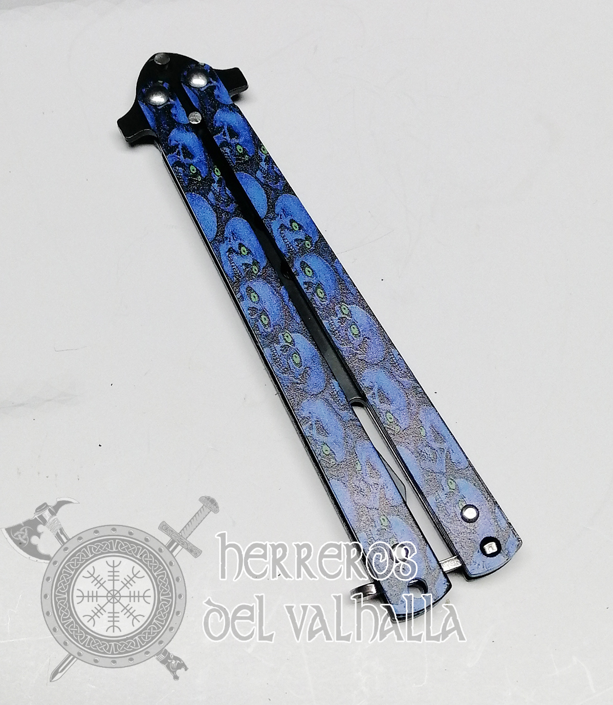 Mariposa Calavera Azul Entrenamiento - Imagen 3