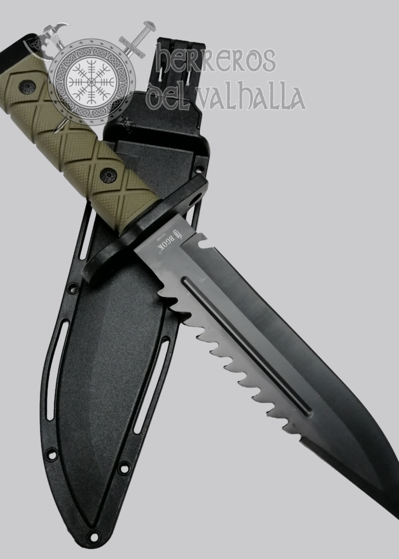 Cuchillo Táctico Militar Verde