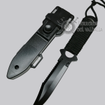 Cuchillo Buceo Negro Chico